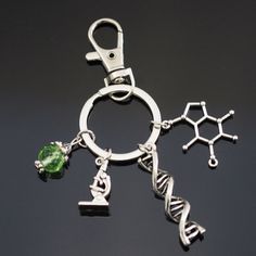 a keychain that has some kind of thing on it