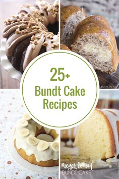 25 + bundt cake recipes that are easy to make and delicious for the whole family