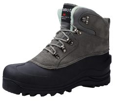 PRICES MAY VARY. WATERPROOF: These winter hiking boots for men and women are made of waterproof suede and synthetic uppers, ensuring all-day dry comfort by blocking rain, snow or any other liquid from invading and are easy to clean with cloth. INSULATION: With 3M 200g thinsulate insulation inner material and removable 3M thinsulate insoles, riemot winter boots for women men can always provide warmth rated down to -40℉. ANTI-SLIP OUTSOLE: Durable TPR shell and an outsole that is non-slip and trac Gardening Shoes, Trekking Boots, Winter Hiking Boots, Winter Boots For Women, Mens Hiking Boots, Warm Snow Boots, Dog Boots, Mens Winter Boots, Waterproof Snow Boots