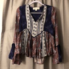 Never Worn! Got It For My Birthday Sadly It Doesn’t Fit. In Great Condition. Flare Long Sleeve Top, Boot Barn, Flare Top, Flare Long Sleeve, Stuff For Sale, Vintage Havana, Bohemian Fashion, Heel Boots, High Heel Boots