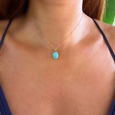 "Gorgeous Larimar Oval Pendant Necklace. These are AAA quality Larimar from the Dominican Republic. Each Larimar piece is unique and beautiful.  Pendants are 24k gold plated just around the edges so that the Larimar touches the skin. Chains are gold fill.  This listing is for one necklace. Chose from the shorter 16-18\" adjustable chain length or the 20\" length! Get one or a few to layer together! Larimar Gemstone💎 is from the Dominican Republic.  This recently discovered stone definitely look Gem Accessories, Beautiful Pendants, Oval Pendant Necklace, Larimar Jewelry, Oval Necklace, Larimar Pendant, Stretch Band, The Dominican Republic, Oval Pendant