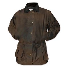 HuntSmith Collection, Field Trial Jacket:: From Dogs Unlimited Oil Cloth, The Field, Calf Skin, Dogs, Mens Tops