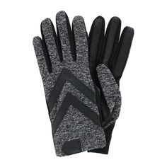 Women's Touchscreen Spandex Winter Glove with Chevron Wrist by Isotoner | Touch Screen Gloves at BeltOutlet.com Tie And Pocket Square, Winter Outfit