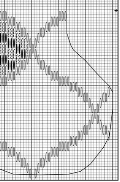 a cross stitch pattern with an image of a wave and the number of waves on it