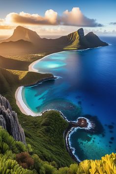 Explore Lord Howe Island's ocean peaks in Ultra HD! Discover the stunning textures of mountains meeting the sea, bathed in golden hour light. Dive into a vibrant coral reef lagoon and reflective waters. An award-winning view awaits! #OceanPhotography #IslandParadise Twin Peaks, Ocean Photography, Travel Goals, Ultra Hd, Diving, Nature Photography