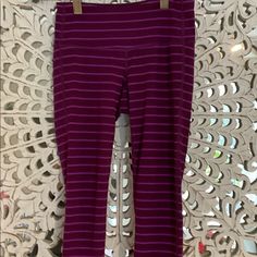 Womens Purple Stripe Chaturanga Capri Xxs, Like New Without Tags. No Holes Stains, Or Excessive Wear. Questions Welcomed, Other Pictures Available Upon Request Casual Striped Activewear For Sports, Striped Athleisure Activewear For Sports, Striped Sporty Activewear For Workout, Sporty Striped Activewear For Workout, Casual Purple Moisture-wicking Yoga Pants, Casual Moisture-wicking Purple Yoga Pants, Sporty Purple Yoga Pants For Loungewear, Athleta Pants, Color Purple