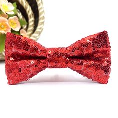 Crimson Sequin bow tie, Sequin bow tie, Wedding bow tie, Groom bow tie, Ring bearer, Bow Tie for men, baby, boy, kids * Colors look different on computer monitors and cell phone screens. * Dimensions Material: Sequin Size(approx.) Baby> 0-18 Months:  3.3 inches  Toddler> 18 Months - 5 Years: 3.7 inches Kid> 5 - 10 Years: 4 inches Teen> 4.3 inches Adult> 5 inches Pocket Square: 20 x 20 CM (Approximately)  Note: Other objects are not included in the package content. Stay in love. Discounts are aut Adjustable Butterfly Knot Bow Tie For Party, Red Bow With Butterfly Knot For Party, Red Bow Tie With Butterfly Knot For Gift, Party Bow Tie With Red Bow, Adjustable Red Bow Tie For Party, Adjustable Red Bow Tie For Parties, Adjustable Red Bow For Party, Sequin Bow Tie, Bow Tie Groom