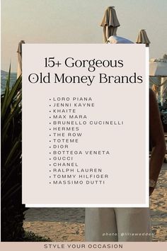 15+ old money women’s fashion brands for effortless chic style (+ which ones are actually affordable!). quiet luxury style, fall fashion, old money outfit women, old money style, chic outfits Branded Clothes Aesthetic, Quiet Luxury Style Fashion, Luxury Brands Clothes, Quite Luxury Brand, Old Money Fashion Style Women, Old Money Brands For Women, Quiet Luxury Work Outfits, Affordable Luxury Brands, Old Money Clothing Brands