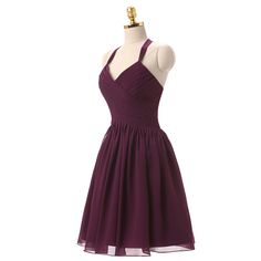 Dark Pink Homecoming Dress, Prom Dress Mini, Plum Cocktail Dress, Classy Homecoming Dress, Purple Dress Short, Plum Colored Dresses, Dark Purple Dresses, Halter Cocktail Dress, Plum Dress