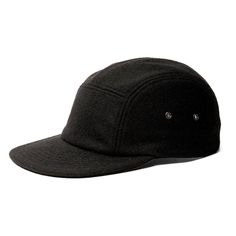 Adjustable with leather strap closure. Shell: 80% Wool, 20% Nylon Lining: NA Made in Canada Washing Instructions: Dry Clean Only Black Six-panel Fall Hat, Classic Black Hat With Adjustable Fit, Classic Black Adjustable Hat, Black Six-panel Hat For Everyday, Black Six-panel Everyday Hat, Black Leather Travel Hat, Black Leather Adjustable Baseball Cap, Classic Black Adjustable Baseball Cap, Adjustable Black Leather Baseball Cap