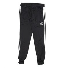 ADIDAS Track Pants Black Straight Womens S W30 L30 Sporty Black Sweatpants With Adidas Logo, Sporty Black Adidas Logo Sweatpants, Black Sweatpants With Three Stripes, Black Adidas Joggers Athleisure Style, Black Athleisure Joggers With Three Stripes Branding, Black Three Stripes Branded Sweatpants For Sports, Black Adidas Joggers Athleisure, Black Sweatpants With Three Stripes For Gym, Black Jogging Sweatpants With Three Stripes