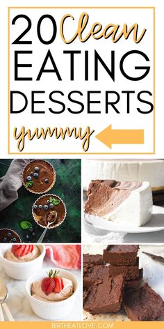 20 clean eating desserts that are yummy