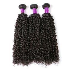 lumiere Hair Malaysian Kinky Curly Virgin Hair 3Bundles  Human Hair Extension - lumiere Hair Hair Bundle Deals, Straight Hair Bundles, Bouncy Hair, Brazilian Hair Weave, Malaysian Hair, Peruvian Hair, Lace Hair, Bleached Hair, Hair Quality