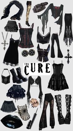 #thecure #cure #gothic #goth #gothicaesthetic #gothaesthetic #gothmusic #music #black Goth Outfit Inspo, Goth Fits, Goth Outfit Ideas, Music Black, Alt Outfits, Alt Fashion, Grunge Goth, Swaggy Outfits, Gothic Outfits