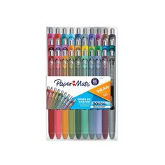 Paper Mate InkJoy Gel 30pk Gel Pens 0.7mm Medium Tip Multicolored Cute Gel Pens, Target Stationary, Note Taking Pens, Papermate Gel Pens, Inkjoy Pens, Papermate Inkjoy Gel Pens, Colorful Pens, Paper Mate Pens, Pretty School Supplies