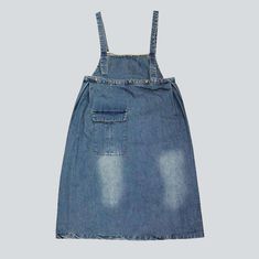 Experience the best of the 90s and the future with our 2023 Spring-Summer Collection denim jumpsuit! This amazing piece is a blend of vintage-inspired style and modern fashion. with the perfect medium wash and long length to take you from a casual day out to a special night out in style.Why You'll Fall In Love 90s Style: Be the trendsetter with this fabulous jumpsuit. inspired by the fashion of the millennium. Medium Wash: Get a look that stands out from the crowd with its unique medium wash. Lo Denim Overall Dress With Pockets, Medium Wash Denim Overall Dress For Spring, Spring Overall Denim Blue Denim Dress, Spring Medium Wash Denim Overall Dress, Casual Denim Blue Overall Dress, Spring Denim Blue Overall Dress, Summer Medium Wash Denim Overall Dress, Denim Blue Overall Dress For Summer, Medium Wash Denim Overall Dress With Pockets