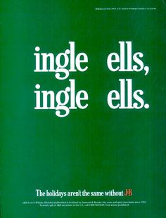 a green book with white lettering on it that says, single, ells, single elks the holidays aren't the same without jb