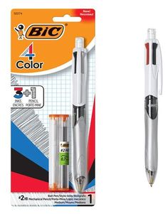 a pen with two different colors on it