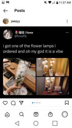 the tweet has been posted to someone about flowers and their names on it