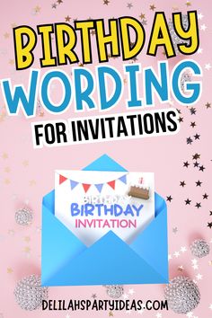 Craft unforgettable birthday invitations with these creative birthday invitations wording examples. From simple and playful phrases for a kids birthday party to trendy and stylish designs for teens, this guide has everything you need. Find the perfect wording for birthday invitations to match your theme and make your birthday invitation card as unique as the celebration itself.