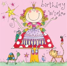 Happy Birthday Wishes Sister, Fairy Toadstool, Birthday Illustration, Happy Birthday Wishes Quotes, Happy Birthday Wishes Cards, Birthday Clipart, Birthday Wishes Quotes, Birthday Wishes Cards, Cute Birthday