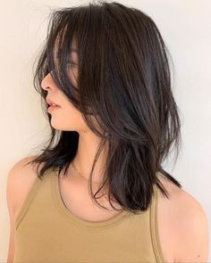 Shot Hair Styles, Haircuts For Medium Hair, Haircuts Straight Hair, Short Hair Haircuts, Asian Hair, Cut My Hair, Medium Hair Cuts, Curtain Bangs, Shoulder Length Hair