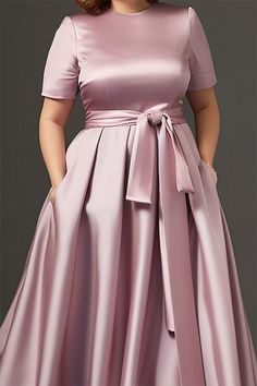 Dresses For Medium Size Women, Plus Size Formal Dresses For Wedding, Maxi Dresses With Sleeves, Formal Dress For Wedding, Dress For Church, Classy Short Dresses, Plus Size Elegant Dresses, Party Dress Classy, Modest Dresses Fashion