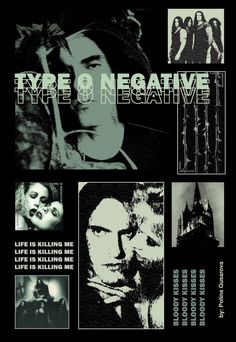 the poster for tyne negative, with images of people and buildings in black and white