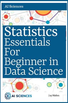 the book cover for statistics essentials for beginner in data science