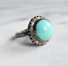 You may see these rings as a common commodity. The difference here is endurance! These turquoise-silver rings have been through it all: from the Nixon administration, to MTV, to the iPhone. Own a piece of vintage history. Size 8 (as pictured). Adjustable Vintage Turquoise Ring As Gift, Vintage Sterling Silver Turquoise Ring For Anniversary, Antique Turquoise Ring With Patina For Gift, Vintage Turquoise Ring With Patina For Gift, Vintage Round Turquoise Ring, Adjustable Nickel Free Vintage Turquoise Ring, Retro Turquoise Jewelry, Vintage Turquoise Round Ring, Turquoise Patina Ring As A Gift