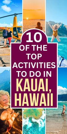 Kauai is a magical place and you are in for a treat when visiting this island. Here are 7 things you must do in Kauai to have an epic trip. #kauai #Hawaii #KauaiHawaii what to see in Kauai, unusual things to do in Kauai, best activities in Kauai, what to see in Kauai, Napali Coast Kauai, Zodiac Boat Tour, Waimea Canyon, Kauai Hawaii beaches, Kauai Hawaii hikes, whale watching Kauai, snorkeling in Kauai, Poipu Kauai Hawaii. #Kauai #Hawaii