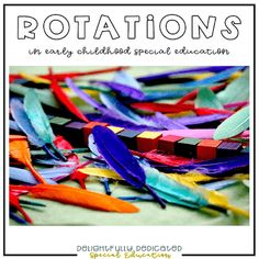 colorful streamers with the words rottations in black and white text on top