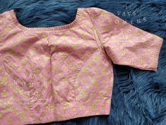 Blouse stitched - Yes Blouse Opening - Back Sleeves Length - Elbow Padded - No Blouse size - 36 with inner margins expandable upto 42 For Blouse Size 34 alteration can be done on request. Traditional Blouse With Back Yoke, Diwali Long Sleeve Tops, Pink Fitted Top For Navratri, Fitted Pink Tops With Self Design, Fitted Pink Top With Self Design, Pink Self-design Fitted Tops, Pink Fitted Self-design Tops, Long Sleeve Blouse Piece With Yoke, Fitted Cutdana Blouse Piece