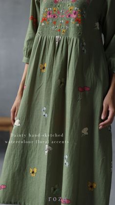 In strokes of hues, the Ukiyo blooms, A realm of art that forever looms. Hand-drawn whispers of floral delight, A bouquet of colors, a painter's flight. Classic Midi Dress, A Bouquet Of Flowers, Bouquet Of Flowers, Linen Dress, Watercolor Flowers, Flowers Bouquet, Floral Dress, Dress Length