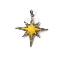 Star Specifications:-Star Metal:- 925 Sterling SilverStone:- DiamondStar Size:- 35mmStar Polish:- OxidizedEnamel Color:- Yellow Enamel Star Charm Jewelry, Diamond Star, Star Charms, Star Pendant, Pave Diamonds, Diamond Pendant, Charm Pendant, 925 Sterling Silver, India