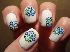 Stubby Fingers, Fingernail Ideas, Nail Artwork, Dot Nail Designs, Wide Nails, New Nail Art Design, Nail Painting, Different Nail Designs, Nail Time