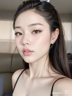 Makeup Ala Korea, Makeup Asia, Korean Makeup Look, Soft Makeup Looks, Cute Makeup Looks, Asian Makeup, American Beauty, Pretty Makeup, Girls Makeup