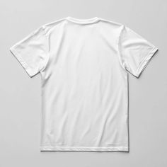 Basic White Tops With Screen Print, White Pre-shrunk Cotton T-shirt, White Plain T-shirt For Streetwear, Simple White Tops With Graphic Print, Basic White Plain Shirt, White Relaxed Fit T-shirt With Branding, Plain White Simple T-shirt, Simple White Short Sleeve T-shirt, Simple White Plain T-shirt