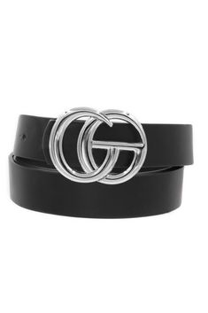 You'll love this super chic GiGi belt in black with silver buckle! Color: Black and SilverWidth: 1"Length: 43"One size Designer Belt With Silver Buckle, Belts Silver Black, Adjustable Black Belts With Silver Buckle, Black Adjustable Belt With Silver Buckle, Adjustable Black Belt With Silver Buckle, Trendy Black Formal Belt Buckle, Trendy Black Formal Belt Buckles, Trendy Black Belt Buckle For Formal Wear, Trendy Black Belt Buckles For Formal Wear