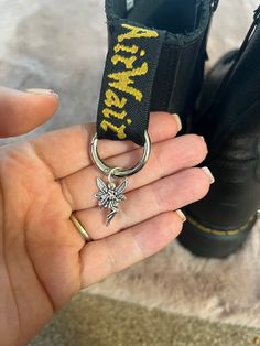 Fairy charms for your doc martens! Matching jewellery available on my page :) Logo Charm Keychains For Gifts, Gift Keychain With Logo Charm, Trendy Bag Charm As A Gift, Doc Marten Charms, Matching Jewellery, Fairy Charms, Doc Marten, Matching Jewelry, Swag Shoes