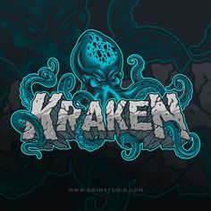 the kraaner logo with an octopus on it's head and tentacles