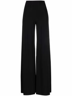 Black Trousers Women, Trousers Women Wide Leg, Elephant Pants, Black Wide Leg Trousers, Beachwear Skirt, Norma Kamali, Pantalon Large, Tailored Trousers, Wide Leg Trousers