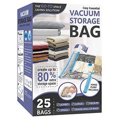 the vacuum storage bag is packed and ready to be put into an oven or refrigerator