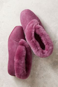 Step up your self-care regimen via the Sophia Soft-Sole Australian Merino Sheepskin Slippers. Featuring a feminine cross-front design, this luxurious footwear wraps your feet in cloudlike, premium Australian Merino sheepskin to keep your toes toasty warm. With time, the plush footbed molds to your individual feet, for a heavenly feel with each step. Life at home just got a serious upgrade. Includes a padded foam midsole for luxurious comfort and durability. Slippers With Arch Support, Ugg Style Boots, Soft Sole Slippers, Doc Martens Boots, Ugg Style, Sheepskin Slippers, Vegan Boots, Suede Slippers, Slippers For Women