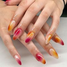 Aura Nail Designs, Aura Nail, Aura Nails, Broken Nails, Simple Gel Nails, Classy Acrylic Nails, Cute Summer Nails