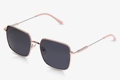 These rectangular metal frames add elegance to any look without fail. Stylistic touches on the temples add a pop of character and personality. Elegant Metal Sunglasses For Evening, Modern Metal Sunglasses For Evening, Elegant Metal Sunglasses With Tinted Lenses, Chic Metal Sunglasses, Elegant Metal Frame Sunglasses, Elegant Formal Sunglasses With Metal Frame, Chic Silver Square Frame Sunglasses, Elegant Gold Square Frame Sunglasses, Chic Silver Sunglasses With Square Frame