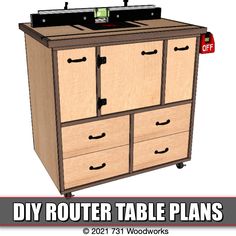 the diy route table plans are easy to build