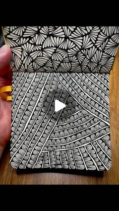 Kristiina Kaunisaho on Instagram: "Materials: Royal Talens Art Creation sketchbook (12x12cm, 140 g/m² paper) & Uni Pin fineliner 

#kristiinakaunisaho #howtodraw #howtodrawdoodle #drawwithme #arttok #art #artist #drawtok #zentangle #zendoodle #zenart #zentangleartist #doodle #doodleartist #doodlepattern #zentanglepattern #artoftheday #artoftiktokktok #fyp #foryou #traditionalart #traditionalartist #finelinerart #zentangleart #onthisday #repost" Fineliner Art, Royal Talens, Doodle Patterns