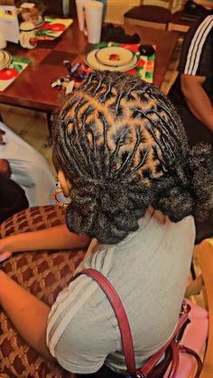 Loc Braid Ponytail, Loc Styles Wedding Guest, Half Up Half Down Loc Styles For Women, Styles Short Locs, Petal Bun Locs, Locs Hairstyles Short, Loc Styles Medium, Short Dreadlocks