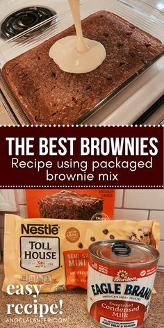 the best brownies recipe using packaged brownies mix